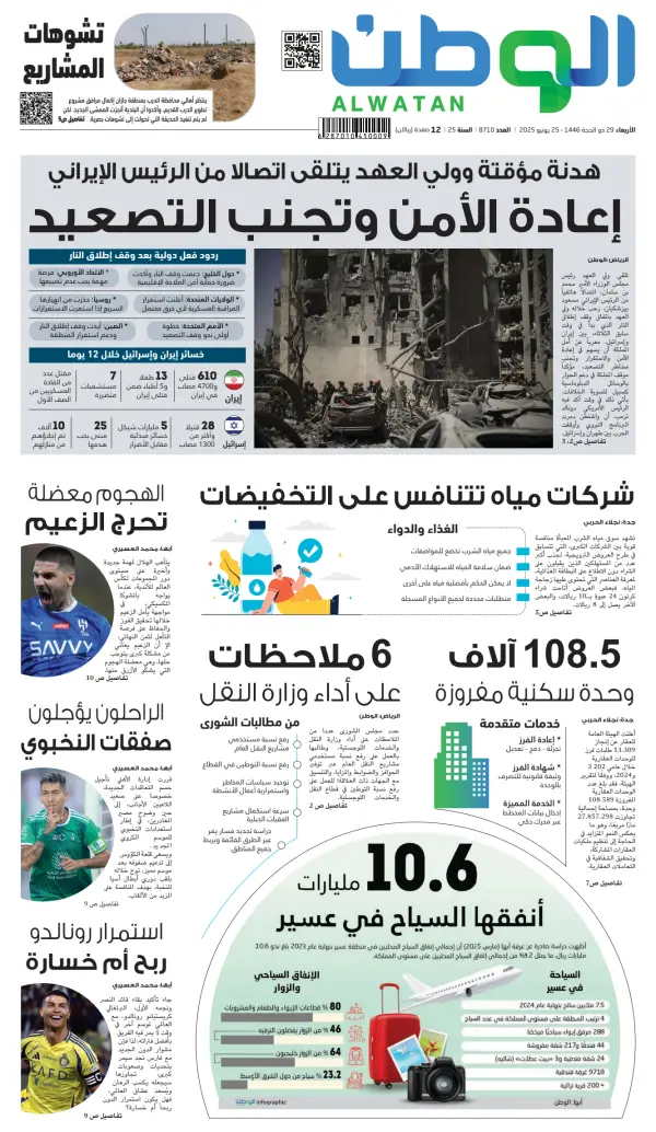 Read full digital edition of Alwatan (Saudi) newspaper from Saudi Arabia