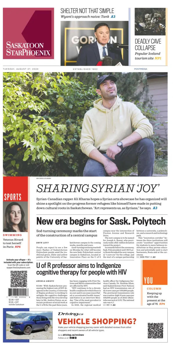 Read full digital edition of The StarPhoenix Saskatoon newspaper from Canada