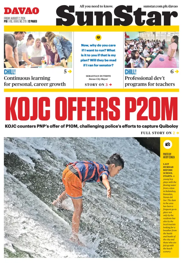 Read full digital edition of Sun. Star Davao newspaper from Philippines