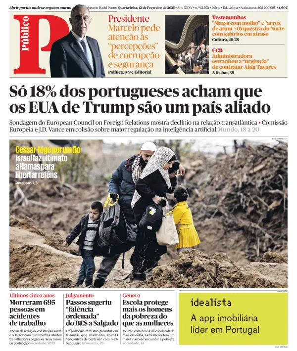 Read full digital edition of Publico Lisbon Edition newspaper from Portugal