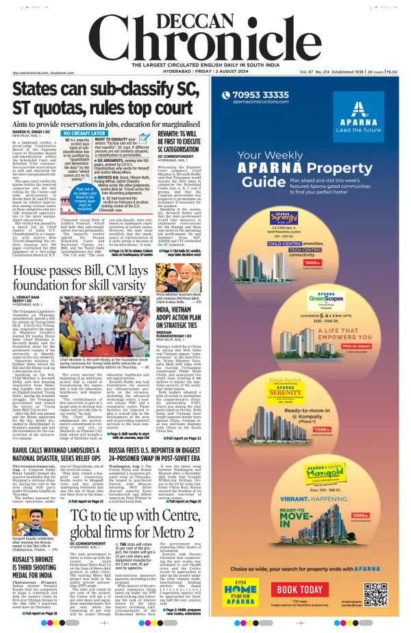 Read full digital edition of Deccan Chronicle newspaper from India