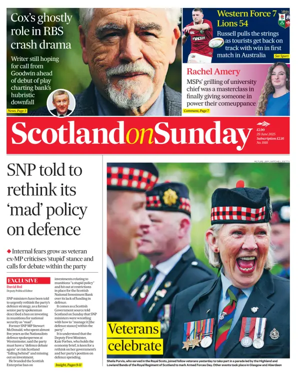 Read full digital edition of Scotland on Sunday newspaper from Scotland