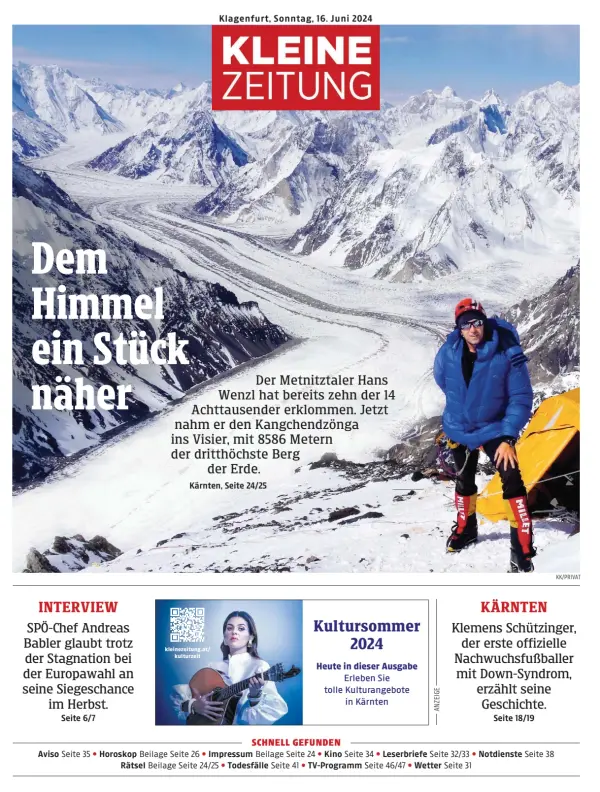 Read full digital edition of Kleine Zeitung Karnten newspaper from Austria
