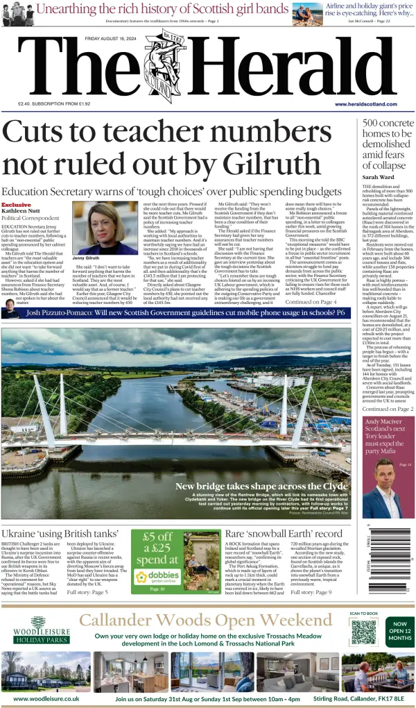 Read full digital edition of The Herald newspaper from Scotland