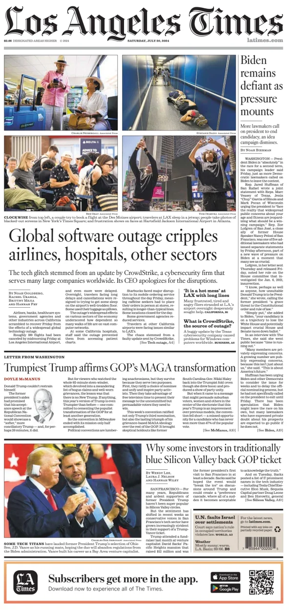 Read full digital edition of Los Angeles Times newspaper from USA