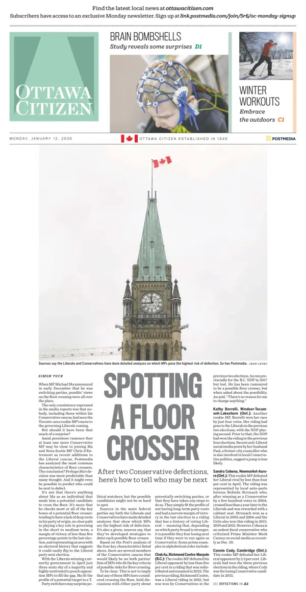 Canadian Newspaper Front Pages Paperboy Online Newspapers