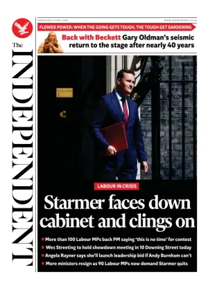 copertina del libro The Independent