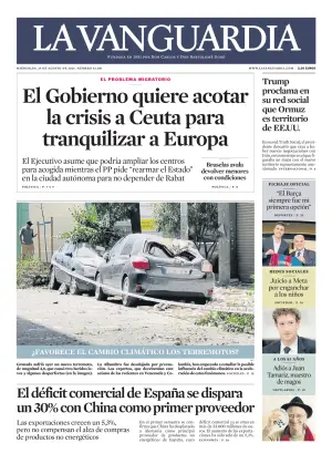 copertina del libro La Vanguardia
