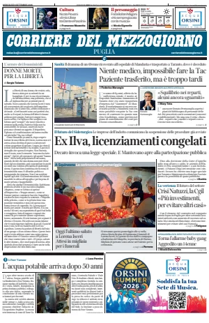copertina del libro Corriere del Mezzogiorno (Puglia)