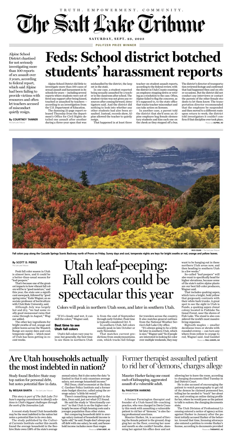 Click here to start reading The Salt Lake Tribune e-Edition