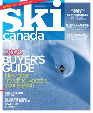 copertina del libro Ski Canada Magazine