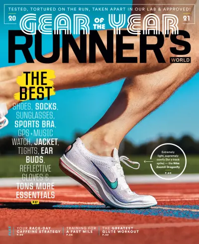 Front cover of Runner's World Magazine