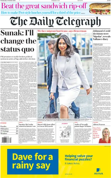 The Daily Telegraph - 4 oct. 2023