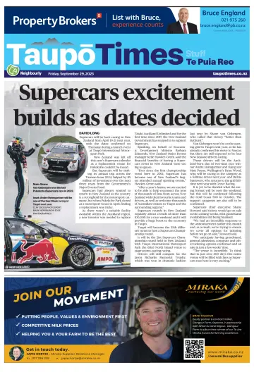 Taupo Times - 29 sept. 2023