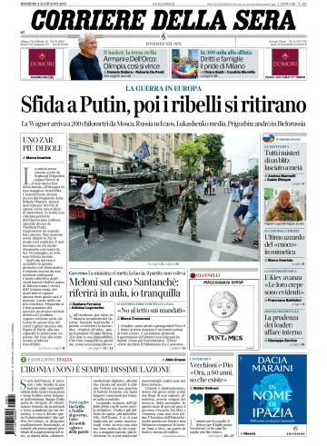 Corriere della Sera - 25 Jun 2023