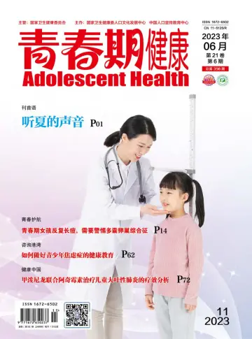 Adolescent Health - 1 Jun 2023