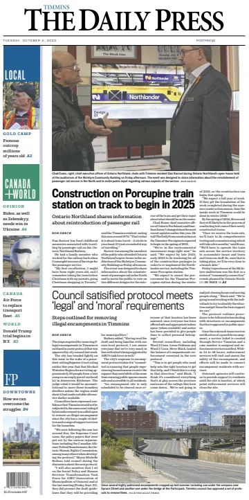 The Daily Press (Timmins) - 3 oct. 2023
