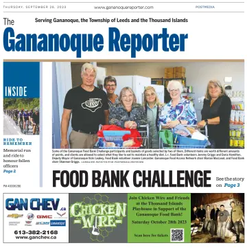 The Gananoque Reporter - 28 sept. 2023