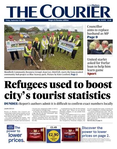 The Courier & Advertiser (Angus and Dundee) - 22 Sep 2023