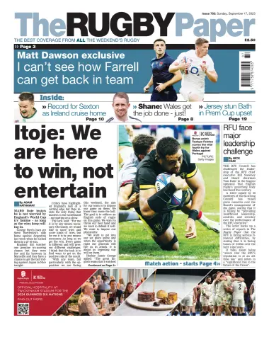 The Rugby Paper - 17 Sep 2023