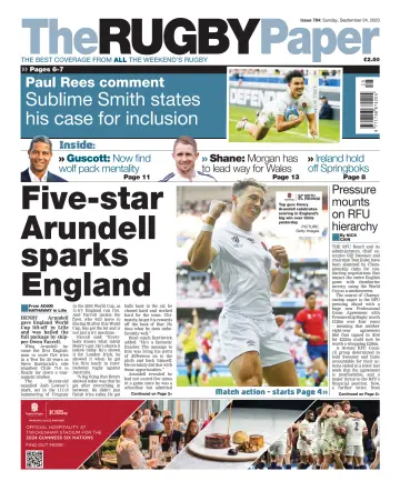 The Rugby Paper - 24 Sep 2023