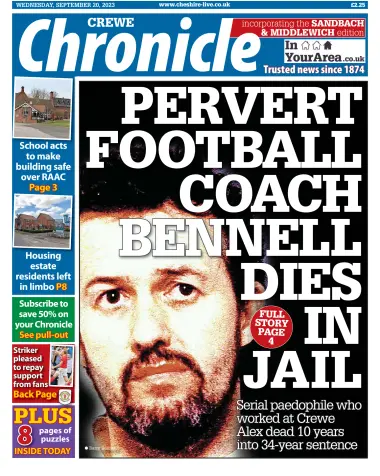Crewe Chronicle - 20 Sep 2023
