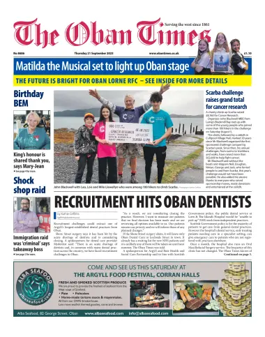 The Oban Times - 21 Sep 2023