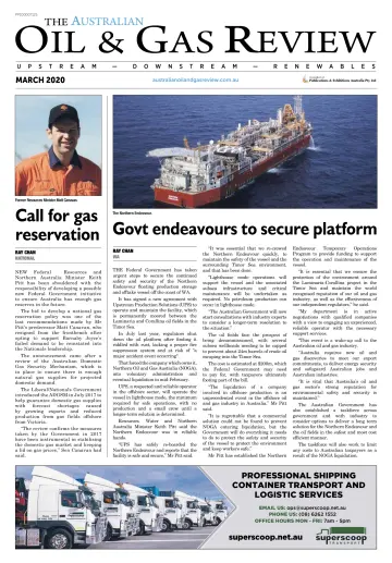 The Australian Oil & Gas Review - 1 marzo 2020
