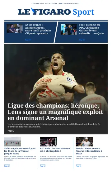 Le Figaro Sport - 4 oct. 2023