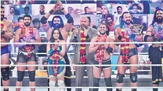  ??  ?? WWE Superstar Spectacle, which aired on January 26, included 10 wrestlers from India who are part of the company’s developmen­tal system