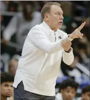  ?? ASSOCIATED PRESS FILE PHOTO ?? Coach Tom Izzo and Michigan State are back in the top ten in the latest Associated Press Top 25Poll at No. 10.