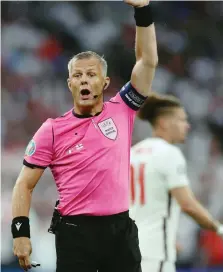  ?? ANSA ?? L’arbitro olandese Bjorn Kuipers, 48 anni