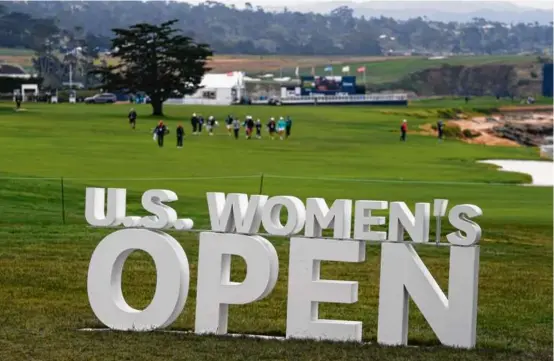  ?? DARRON CUMMINGS/ASSOCIATED PRESS ?? Pebble Beach stands out, as it always has, but for too long, the US Women’s Open rarely went to the A-list of golf courses.