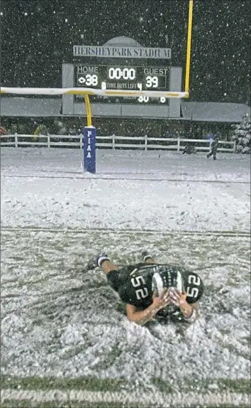  ?? Matt Freed/Post-Gazette ?? Pine-Richland’s Jim Fawcett reacts after his team lost in double overtime against Manheim Central in the PIAA Class 3A championsh­ip in 2003.