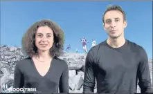  ??  ?? Maria Semerjian et Pierre Rizo, professeur­s agrégés à l’université Paul Sabatier, présentent un cours en ligne gratuit pour se préparer au trail et à l’ultra-trail