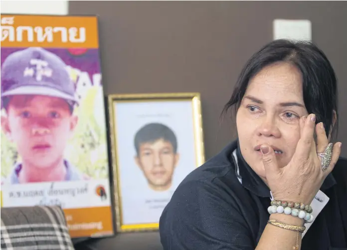  ??  ?? PARENTS’ WORST NIGHTMARE: Sureerat Buanak’s then-eight-year-old son Naruedol ‘Oat’ Yuanuwong vanished 15 years ago while visiting Samut Sakhon, above.