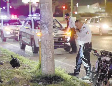  ?? ?? l El accidente ocurrió la tarde noche del pasado domingo 4 de febrero.