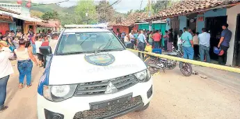  ?? FOTO: EL HERALDO ?? En el último hecho violento se registró la muerte de dos jóvenes estudiante­s de secundaria en pleno centro de Valle de Ángeles.