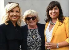  ??  ?? Tamara, Rita and Alison Matthews at the Golden Jubilee celebratio­ns.