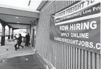  ?? CHARLES KRUPA AP ?? Employers cut hiring 6.6 percent in December, to 5.5 million, the JOLTS report said.