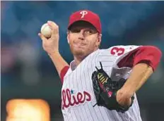  ?? AFP file ?? Former Phillies pitcher Roy Halladay died in a plane crash in the Gulf of Mexico off Florida on Tuesday. He was 40.