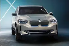  ??  ?? Concept version of the ix3 will spawn a production model in 2020