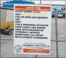  ?? Chase Stevens Las Vegas Review-journal ?? The Las Vegas City Council denied permission to use this lot in the Arts District to host up to 10 food trucks.
