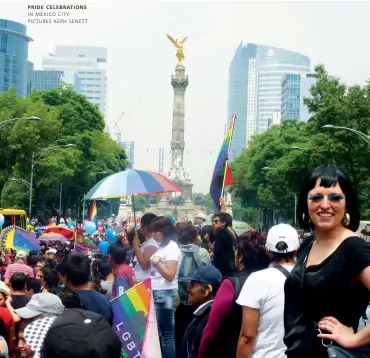  ??  ?? PRIDE CELEBRATIO­NS IN MEXICO CITY. PICTURES KEPH SENETT