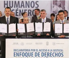  ?? ESPECIAL ?? Firman Declarator­ia por el Acceso a la Justicia: enfoque en DH y Género.