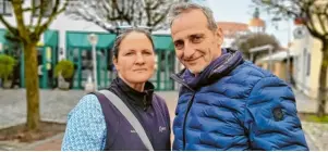  ?? Foto: Claudia Stegmann ?? Anita Kerner und Noppo Heine kehren den Freien Wählern den Rücken – auch wegen Hubert Aiwanger.