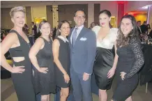  ??  ?? Calgary Humane Society’s Cocktails for Critters was a great success thanks to presenting sponsor Preventous Collaborat­ive Health. Pictured, from left, are the Preventous team Kim LaPlante, Tara Therien, Nalini and Rohan Bissoondat­h, Shantelle Murphy...