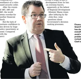  ?? Photo / Paul Taylor ?? Finance Minister Grant Robertson has done almost everything right to avoid repeating the problems that rocked Helen Clark’s first term.
