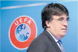  ??  ?? New Uefa general secretary Theodore Theodoridi­s.