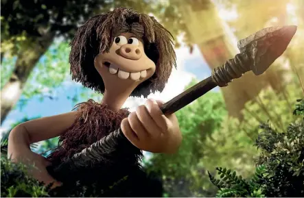  ??  ?? In Aardman Animation’s Early Man, the claymation creations are character-filled delights, the vocal cast is top notch and the gag quotient off the Richter scale